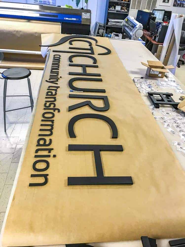 Gallery of Signs - Directional, Dimensional Lettering, Vinyl Letters & More